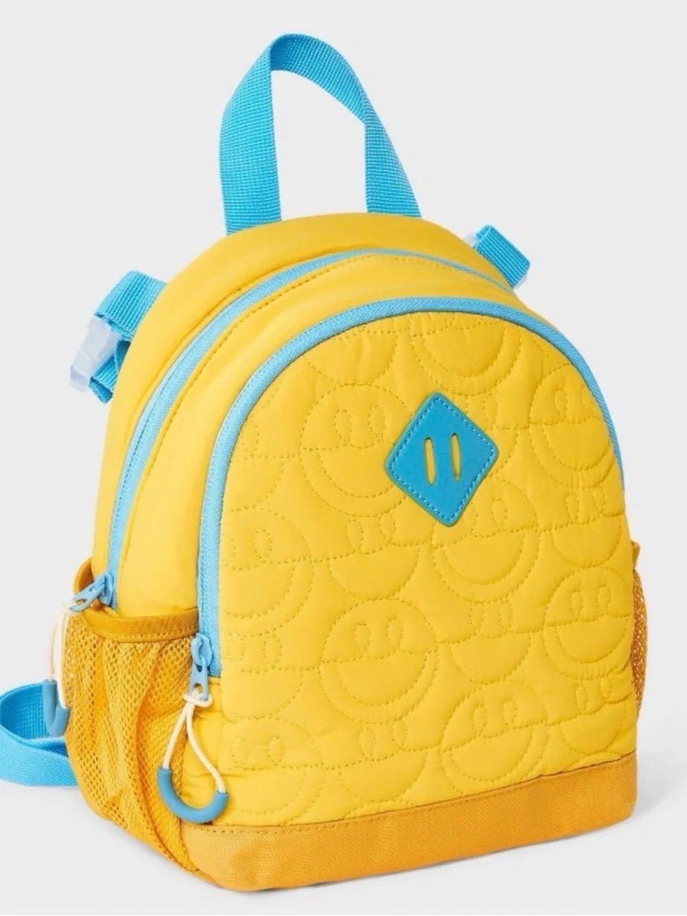 Cat & Jack Kids Yellow and Blue Quilted Mini Backpack